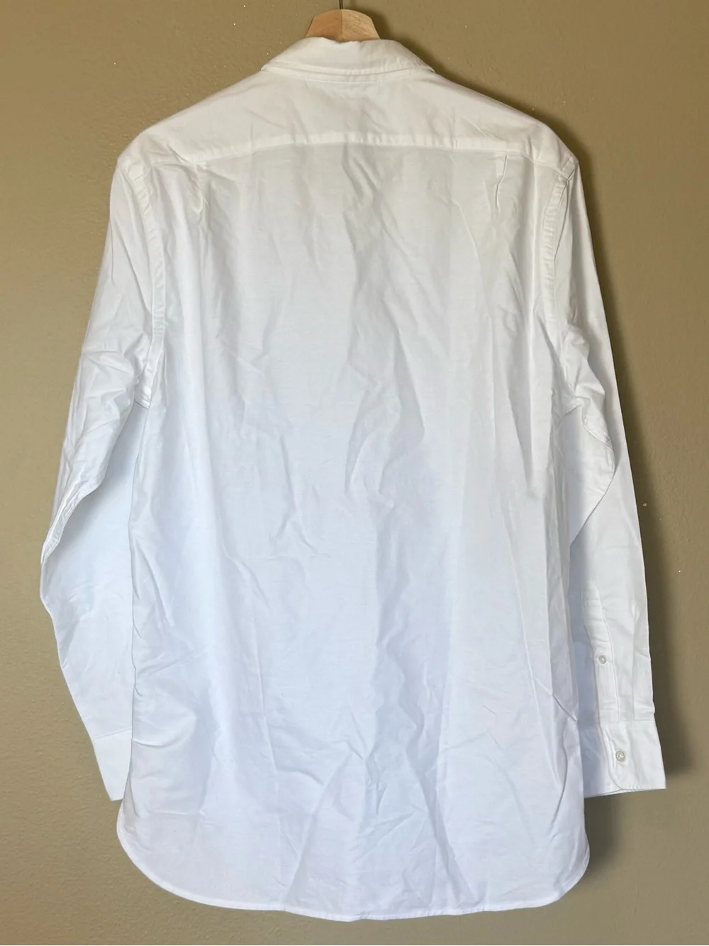 J. Crew White Ludlow Premium Dress Shirt with Point Collar NWT Size 16/33